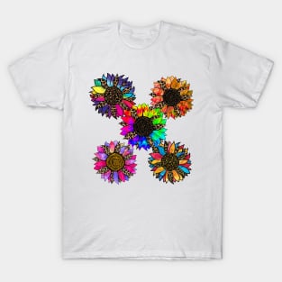 Blooming Sunflower Bouquet Tee T-Shirt